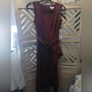 Calvin Klein Faux Wrap Skirt Dress